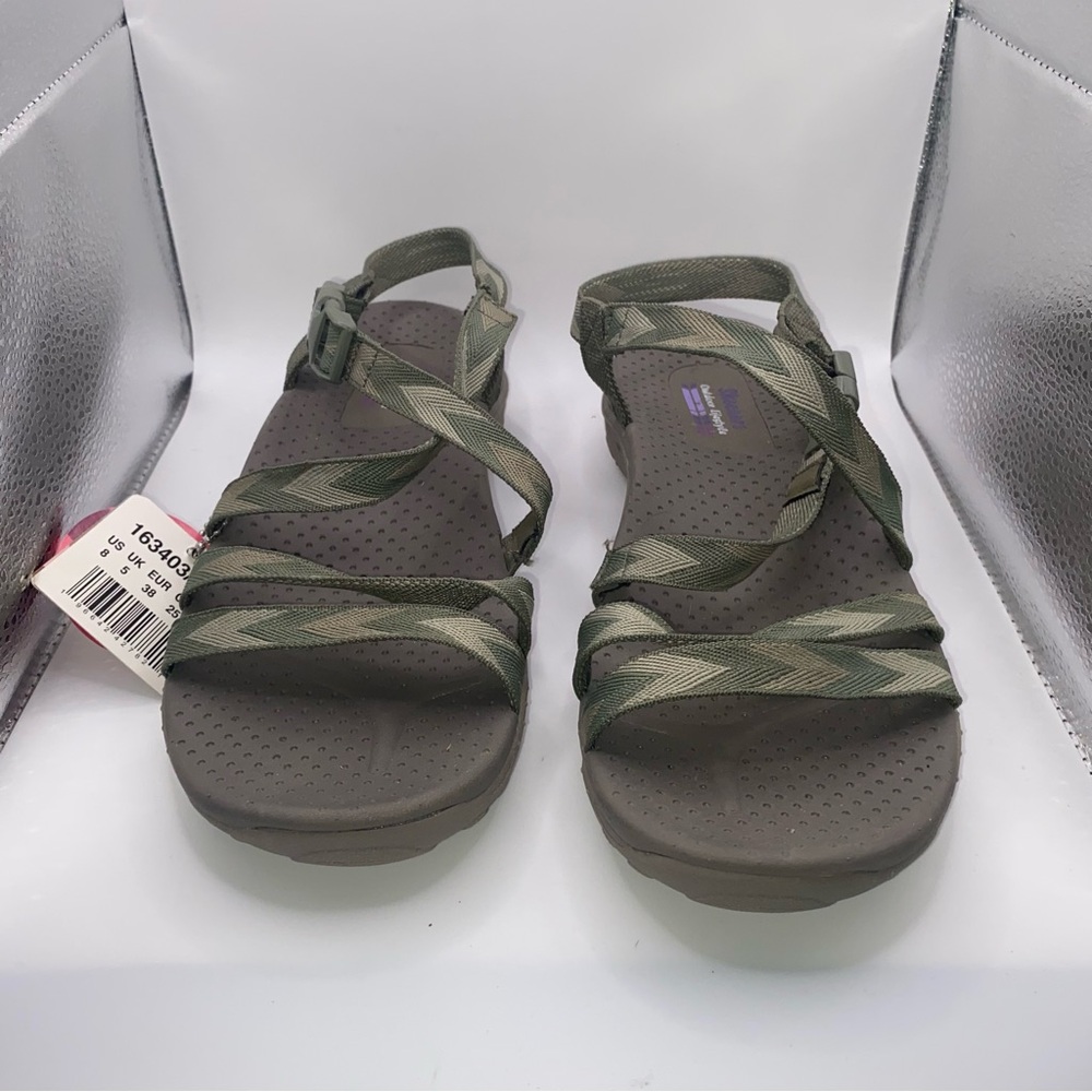 SKECHERS Outdoor Lifestyle Women’s Reggae Beach Beauty Stretch Fit Sandals Sz 8 - Picture 2 of 9